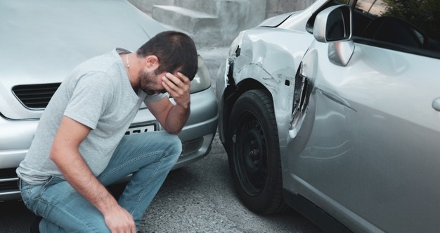 This is man injured in an auto accident